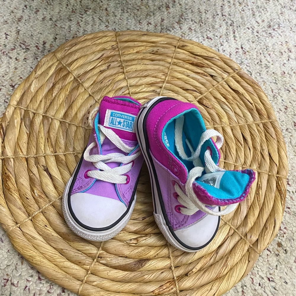 Color block Chucks Converse Sz 5 Toddler